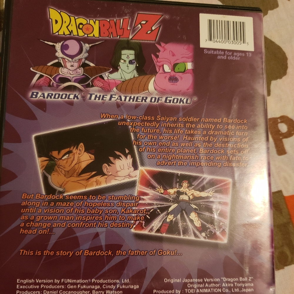 Dragonball Z Bardock Father of Goku DVD - Picture 4 of 6